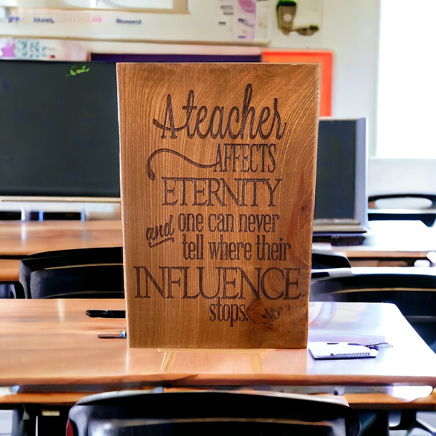 A Teacher's Influence Plaque