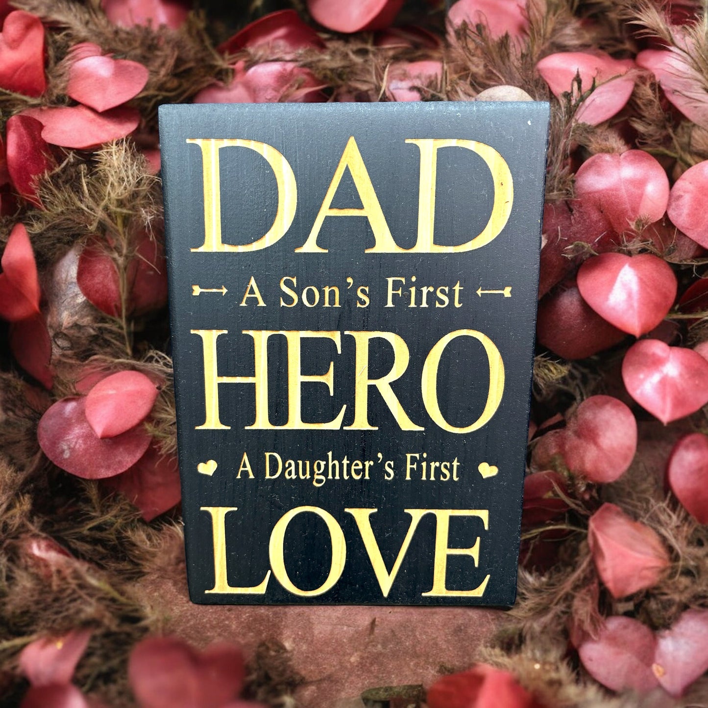 Dad Hero Plaque with stand